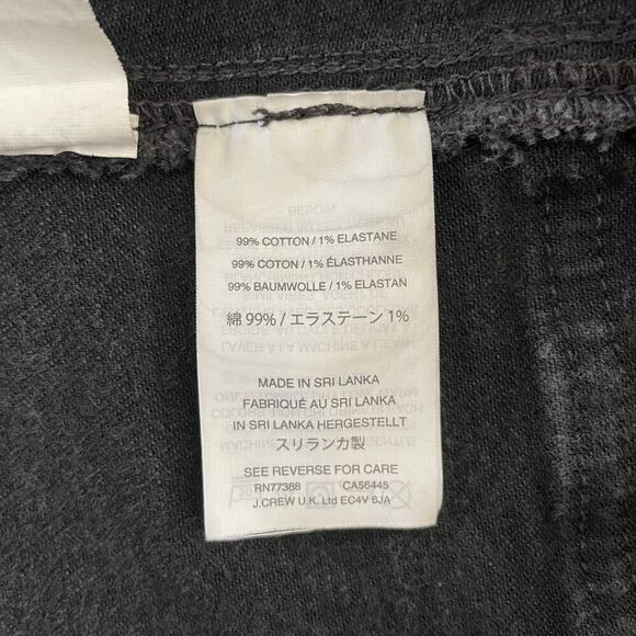 Madewell Denim Utility Zip Mini Skirt Faded Black - Size: 29 - Picture 5 of 5